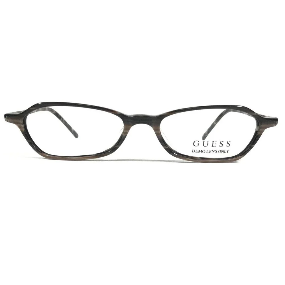 Guess Eyeglasses Frames GU1146 MK Brown Rectangular Full Rim 48-16-140
